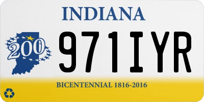 IN license plate 971IYR