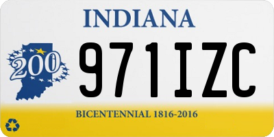 IN license plate 971IZC