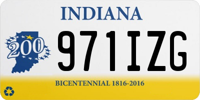 IN license plate 971IZG