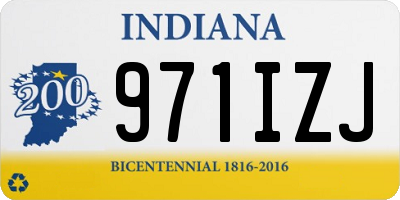 IN license plate 971IZJ