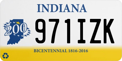 IN license plate 971IZK