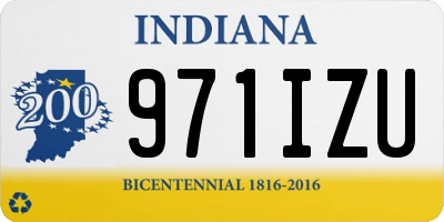 IN license plate 971IZU