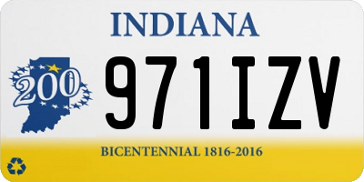IN license plate 971IZV