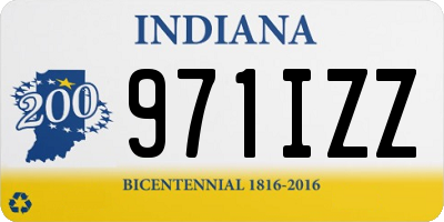 IN license plate 971IZZ