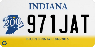 IN license plate 971JAT