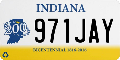 IN license plate 971JAY