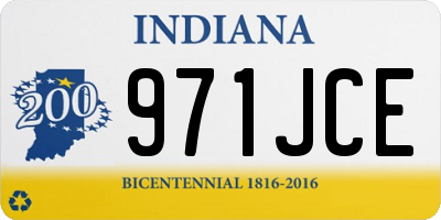 IN license plate 971JCE