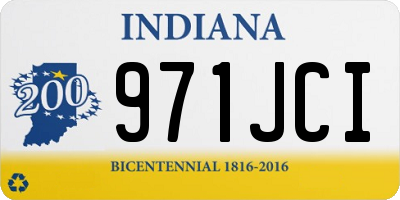 IN license plate 971JCI