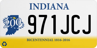 IN license plate 971JCJ