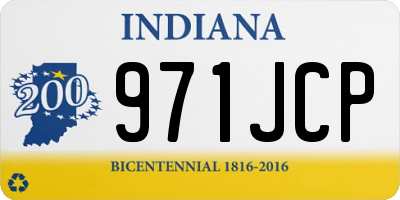 IN license plate 971JCP