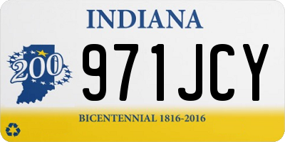 IN license plate 971JCY