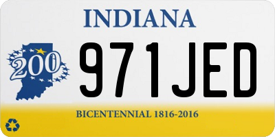 IN license plate 971JED