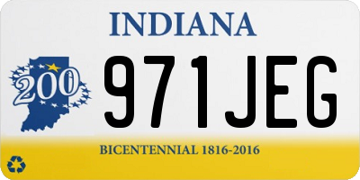 IN license plate 971JEG