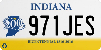 IN license plate 971JES