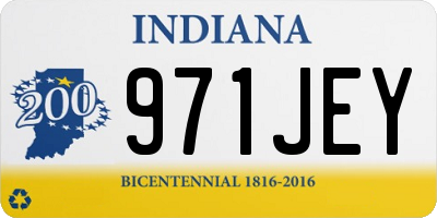 IN license plate 971JEY