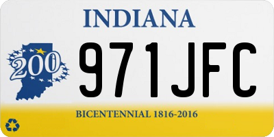 IN license plate 971JFC