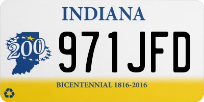 IN license plate 971JFD