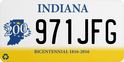 IN license plate 971JFG