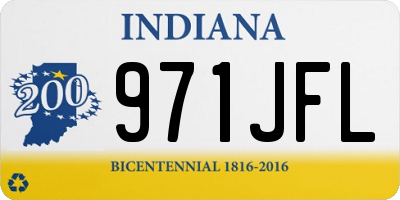 IN license plate 971JFL
