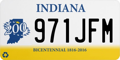 IN license plate 971JFM