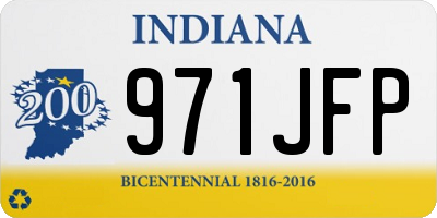IN license plate 971JFP