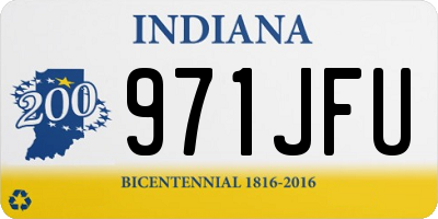 IN license plate 971JFU