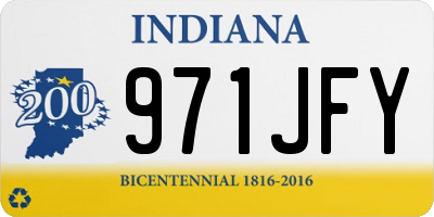 IN license plate 971JFY