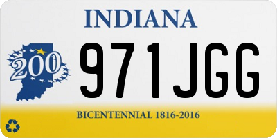 IN license plate 971JGG