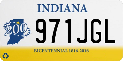 IN license plate 971JGL