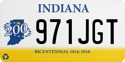 IN license plate 971JGT