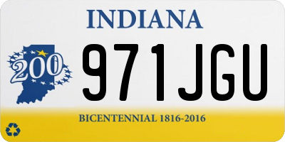 IN license plate 971JGU