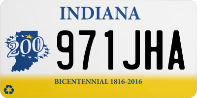 IN license plate 971JHA