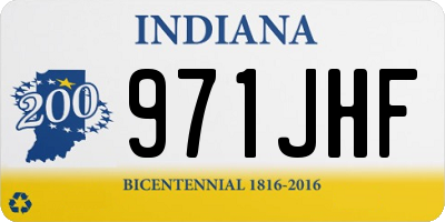 IN license plate 971JHF
