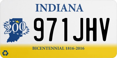 IN license plate 971JHV