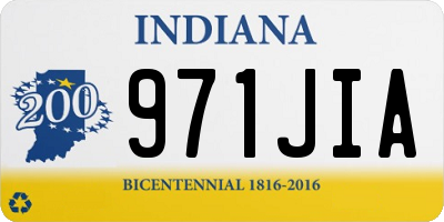 IN license plate 971JIA