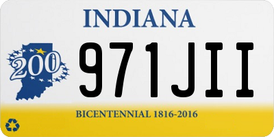 IN license plate 971JII