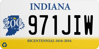 IN license plate 971JIW