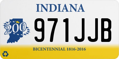 IN license plate 971JJB