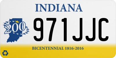IN license plate 971JJC
