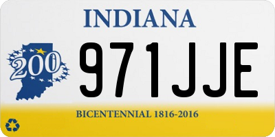 IN license plate 971JJE