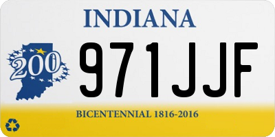 IN license plate 971JJF