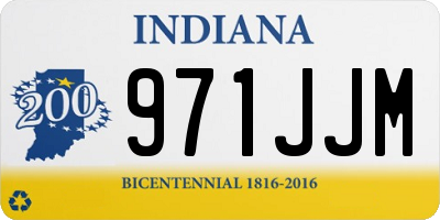 IN license plate 971JJM