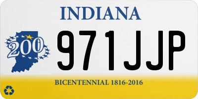IN license plate 971JJP
