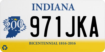 IN license plate 971JKA