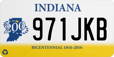 IN license plate 971JKB