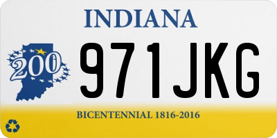 IN license plate 971JKG