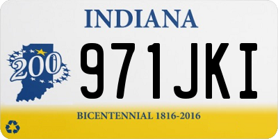 IN license plate 971JKI
