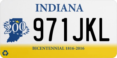 IN license plate 971JKL