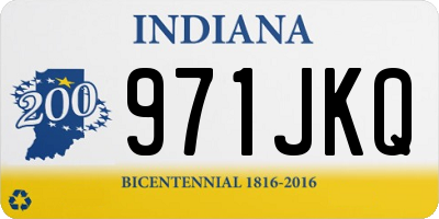 IN license plate 971JKQ