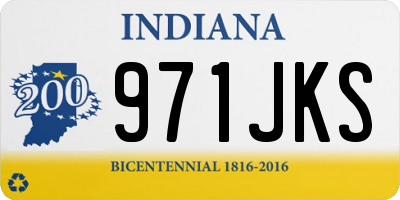 IN license plate 971JKS